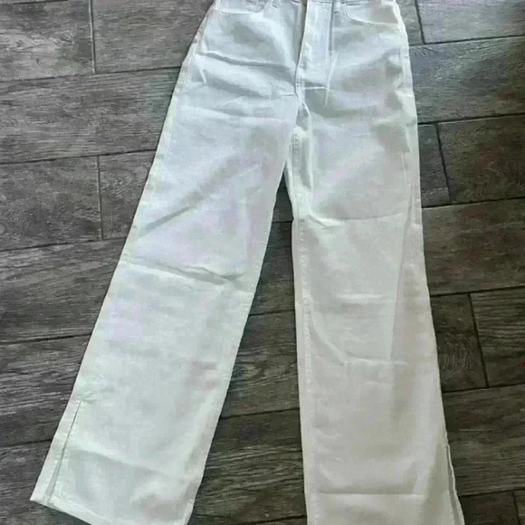 H&M Girls Wide High Twill Pants‎ adjustable waistband Wide legs size  16 - Picture 2 of 3